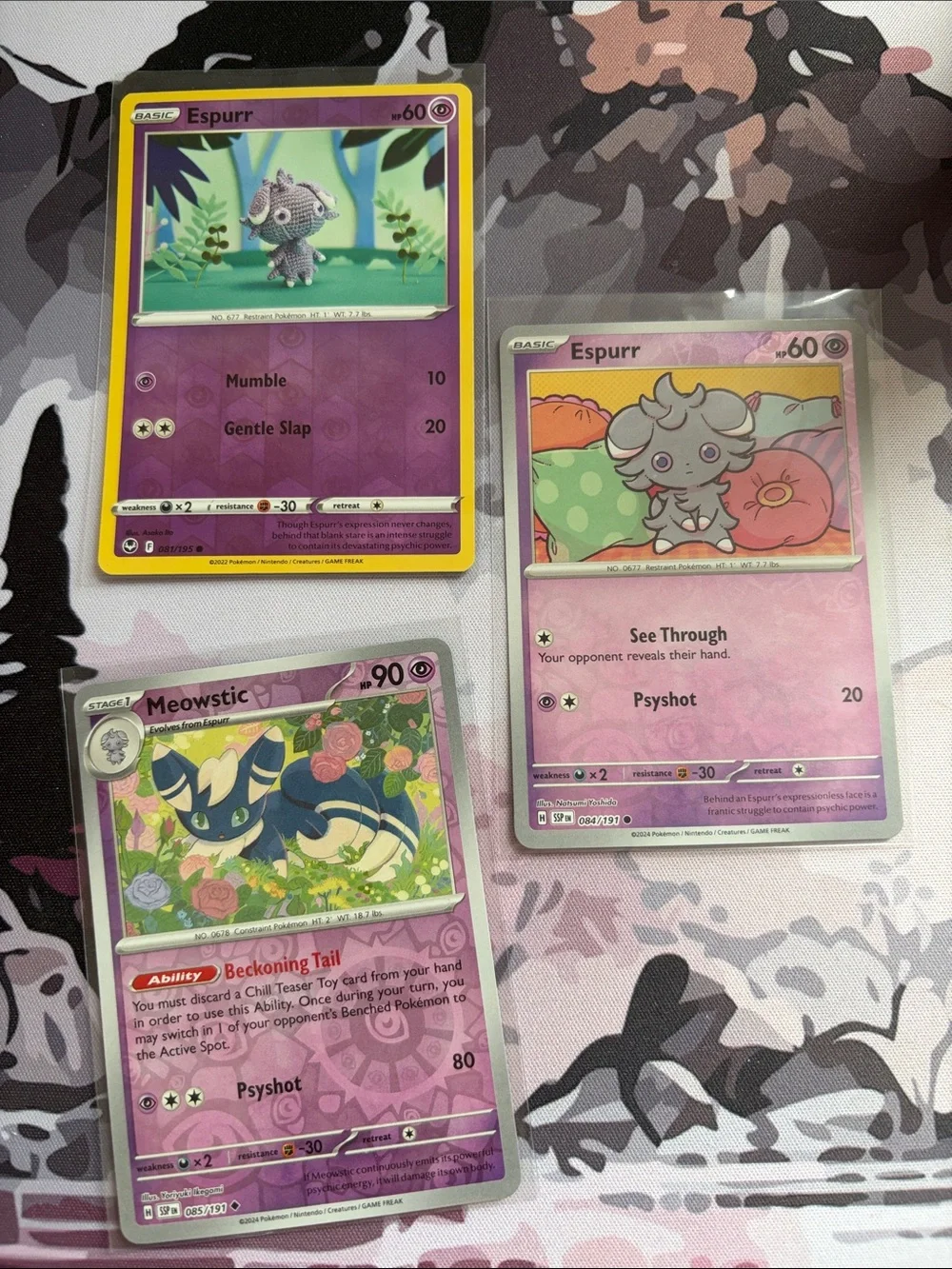 pokemon espurr card Pokemon CardESPURRAR(087/080) (M3) Japanese Single If you do Espurr - 060/163 - Battle